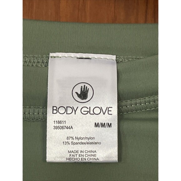 Body Glove Smoothies Let It Be Crop Long-Sleeve Rash Guards Cactus Medium NWT - Picture 3 of 7